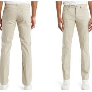 Vintage 1946 Performance Pants 32 Mens Desert Mid Rise Tapered Golf Chino Preppy